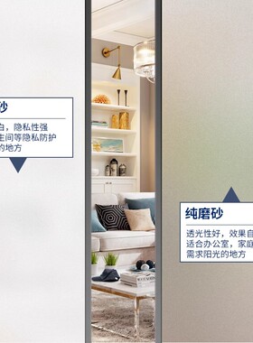 卫生间防窥玻璃膜透光不适明