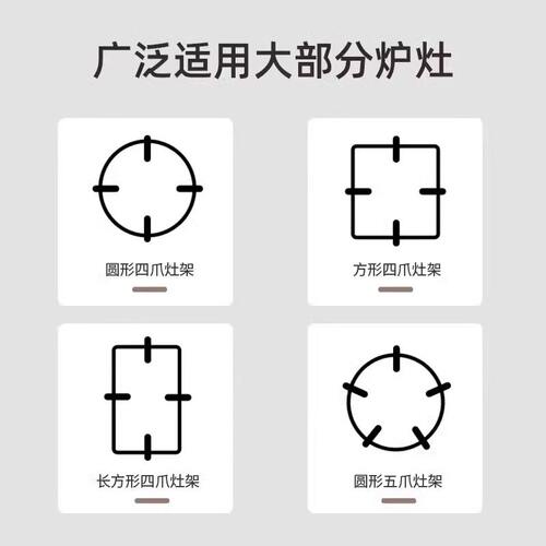 燃气灶煤气灶支架防滑锅架通用型厨房奶锅架子锅小锅炒锅架托灶台 - 图3