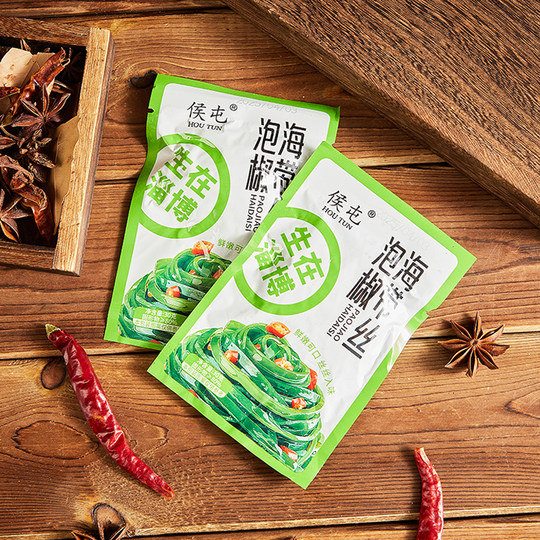 侯屯香辣海带丝下饭菜开袋即食开胃菜零食独立小包装好吃咸菜凉拌