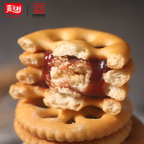 嘉士利果乐果香果酱夹心饼干零食糕点心休闲儿童食品小吃好吃抹茶 - 图2