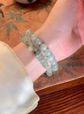 云雾青山新中式串珠手链套装国风搭汉服古风手串女清冷感国潮手饰