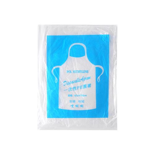一次性围裙餐饮专用独立包装大人客人围兜加厚烤肉吃火锅店商用PE - 图3