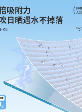 长虹玻璃贴纸磨砂窗户防窥膜贴膜