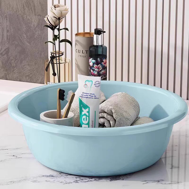 脸盆家用加厚塑料学生宿舍加大中小号面盆洗衣盆子洗菜洗脚婴儿Q3