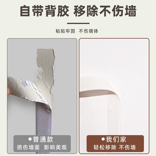 羊毛毡墙贴照片墙背景板毛毡板软木板展示墙装饰创意墙面作品展示高级感毛毡版相片墙卧室客厅氛围不伤墙玄关 - 图2