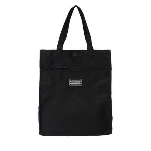 男士补习手提袋布包初中生补课拎书袋手提包休闲简约大容量文件包 - 图3