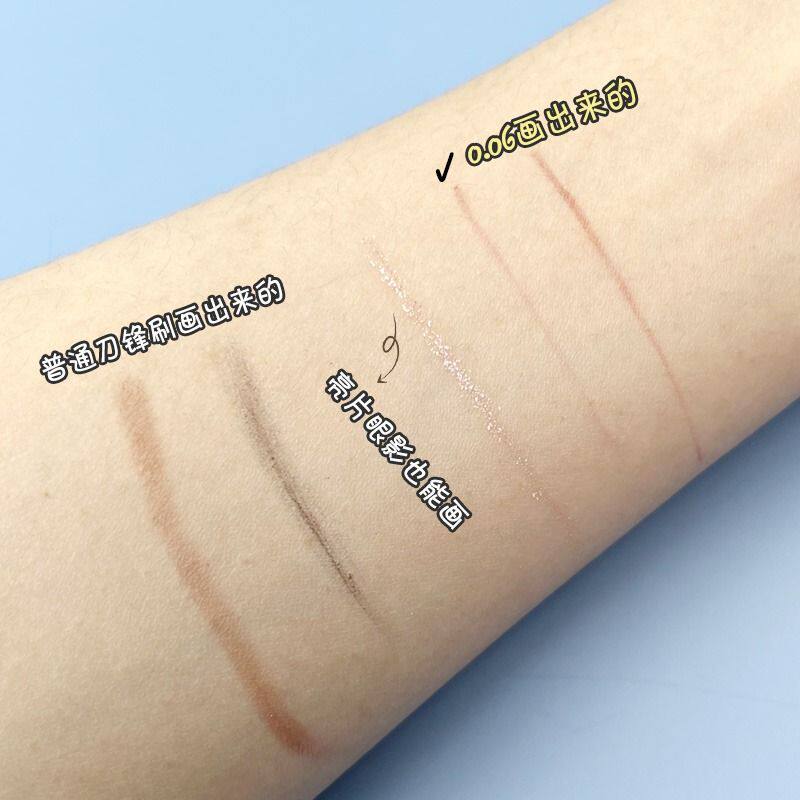 巨巨巨好用！斜角刀锋眼线刷眼睑下至卧蚕化妆刷眉刷细点彩刷子