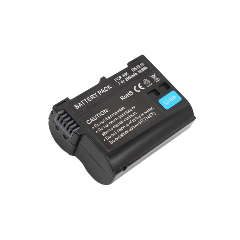 EN-EL15电池适用尼康D7000 D7100 D7200 D7500 D600 D610 D800 Z63单反Zf z6 z7微单z5 z62 z72 z8相机电池 - 图0
