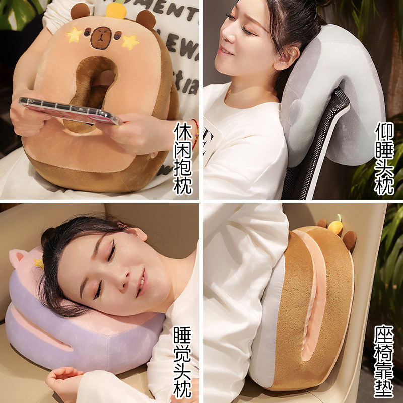 Adult office nap pillow, elementary school students' ice silk tummy pillow, tummy pillow table, morning nap pillow, cushion cushion artifact