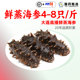 大连海参即食底播野生新鲜活辽参刺参非干货500g真空独立包装礼盒