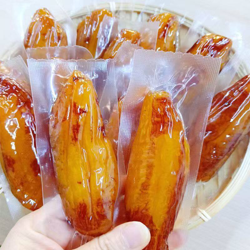 软糯倒蒸地瓜干农家自制红薯干不加糖新鲜原味番薯条孕妇小孩零食