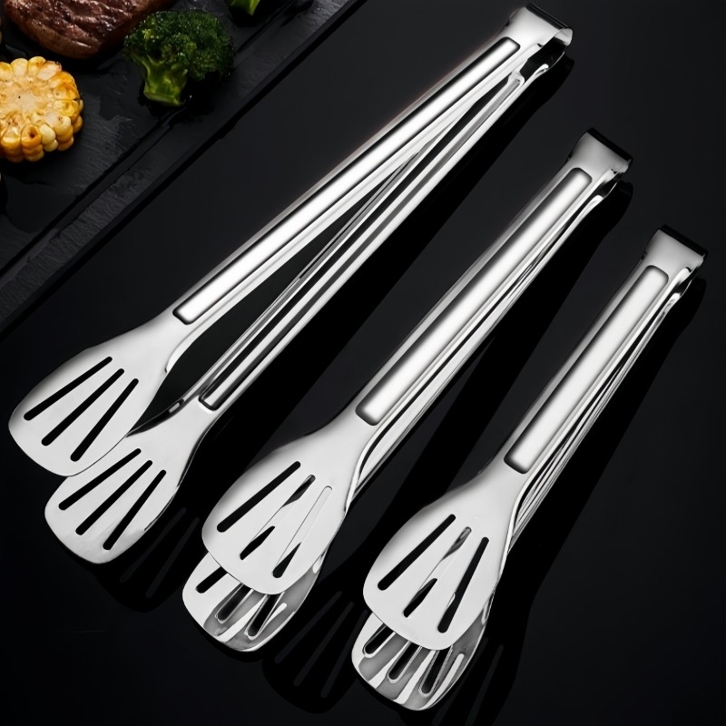 不锈钢食品夹子厨房烤肉烧烤煎牛排家用防烫面包食物加厚商用夹菜,淘宝优惠券,粉丝福利购,淘宝优惠卷