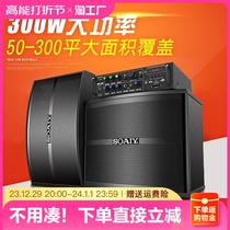 Solove Family Ktv Sound Suit Home Power Amplifier Dot Song Machine Professional Karok Meeting Room Point Singing 8 Inch Bluetooth