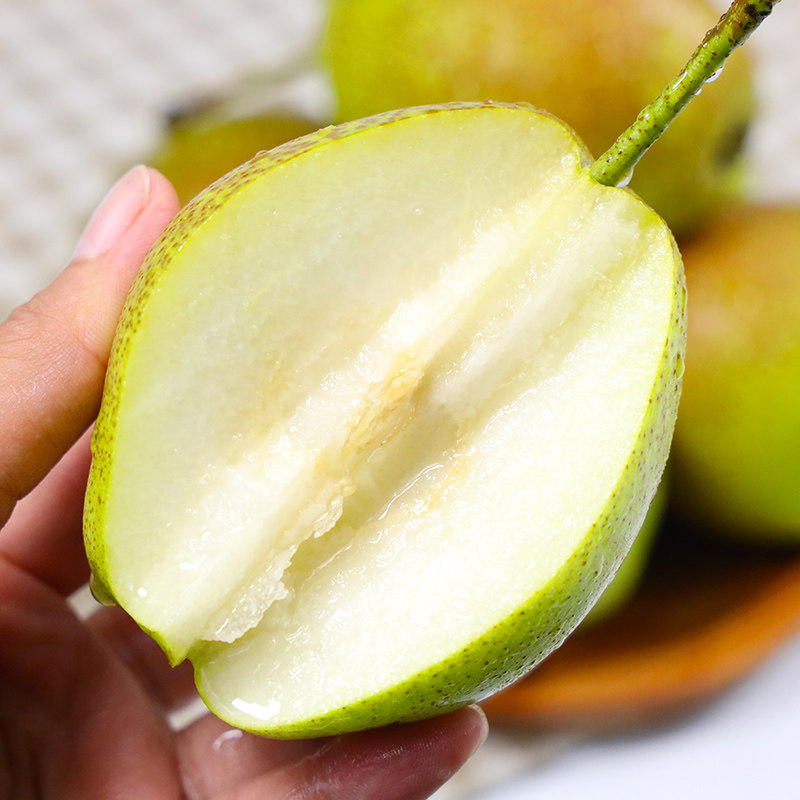 新疆红香酥梨当季现摘正宗脆甜梨子酥梨香梨孕妇新鲜水果整箱包邮