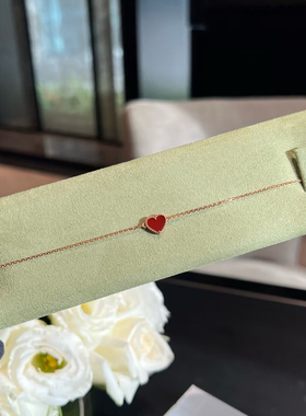 终端精工白贝母蝴蝶玫瑰金红玉髓心形项链手链