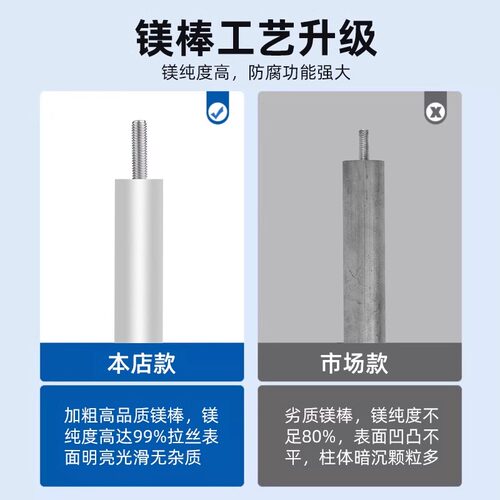 通用电热水器镁棒40/50/60/80L升美棒排污口品牌的原厂原装配件 - 图2