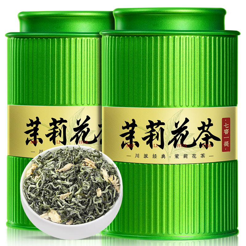 茉莉花茶新茶浓香型正宗广西茉莉花茶叶横县灌装绿茶鲜花一泡冷泡 - 图3