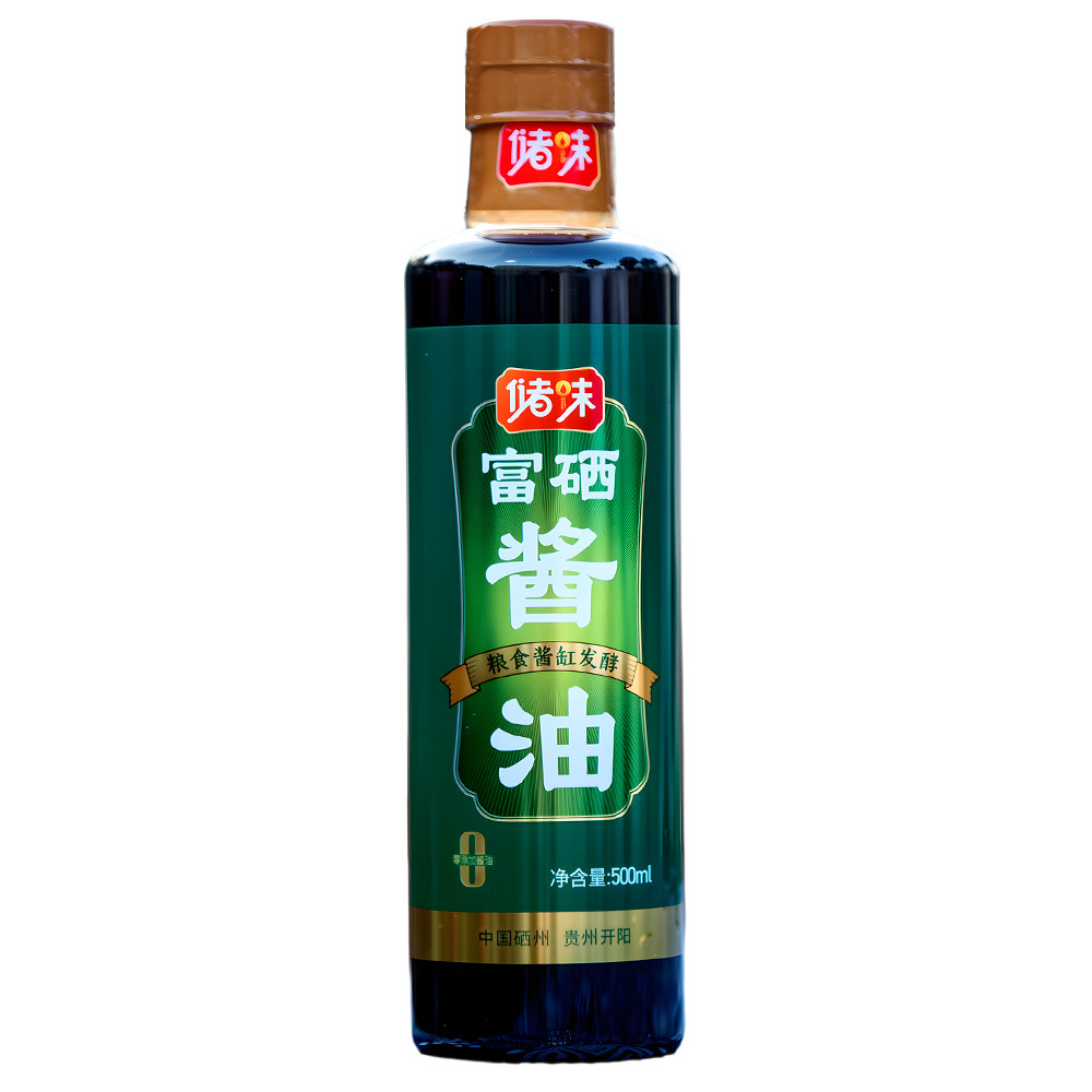 储味富硒酱油老工艺自然土坛纯粮古法酿晒零添加剂500ml玻璃瓶装,淘宝优惠券,粉丝福利购,淘宝优惠卷
