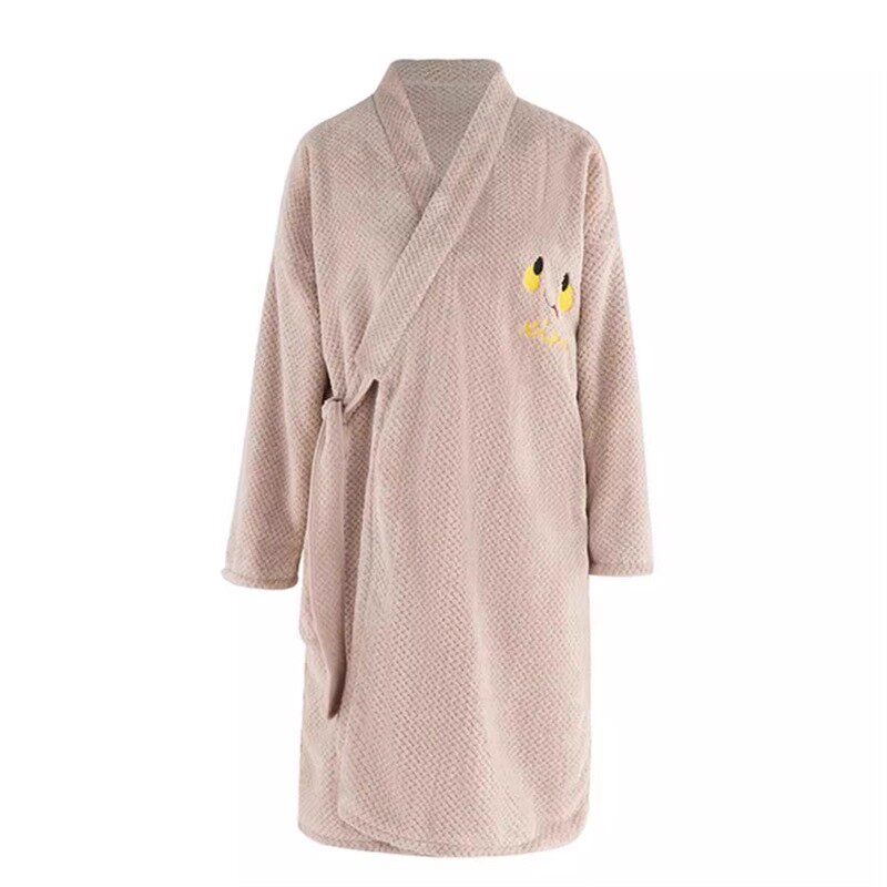 男士浴袍浴巾珊瑚绒男女吸水速干家用情侣款裹巾四季通用洗澡专用 - 图3