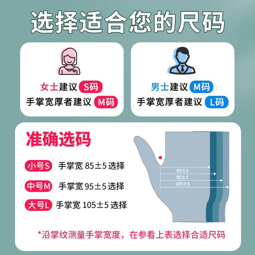 一次性手套丁腈橡胶乳胶食品级加厚PVC餐饮家务厨房洗碗防水防油 - 图1