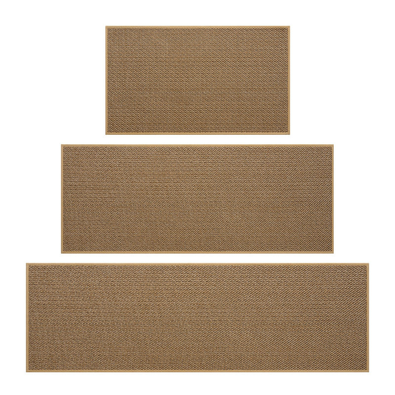 Kitchen floor mats, non-slip, oil-proof, waterproof carpets, washable and wipeable household strip mats, stain-resistant door mats, absorbent foot mats
