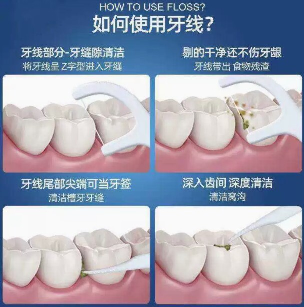 耐用经典牙线棒超细一次性牙签盒装家用家庭装批发剔牙神器成人用