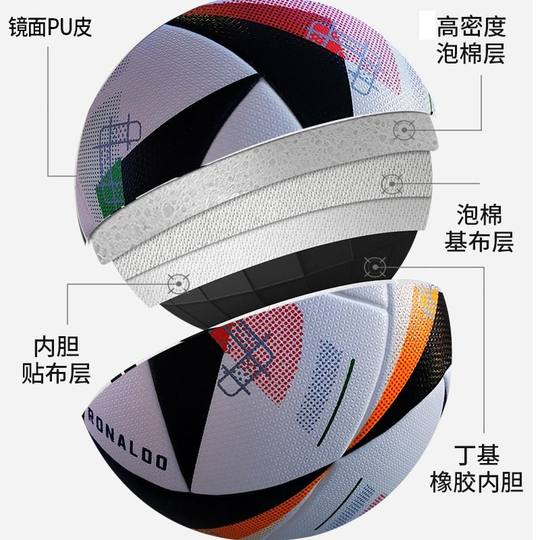 2024欧洲杯足球c罗纪念款五号成人比赛训练用球送生日礼物热粘合