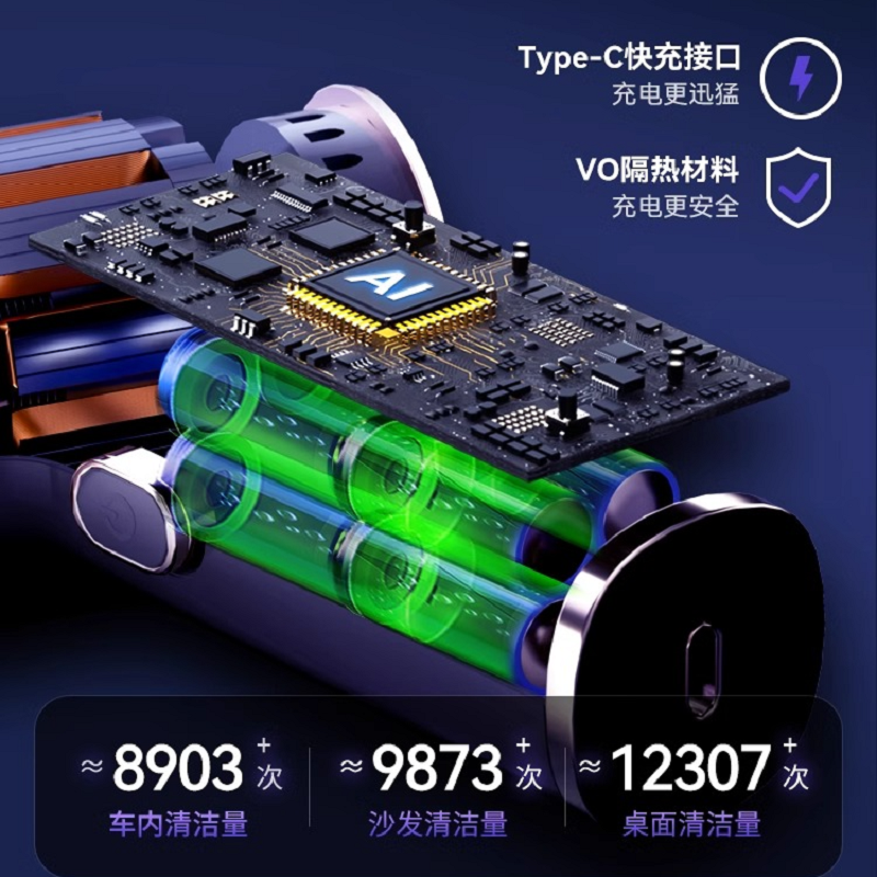 车载吸尘器车用无线充电汽车家用大吸力功率超强小型手持迷你车内,淘宝优惠券,粉丝福利购,淘宝优惠卷