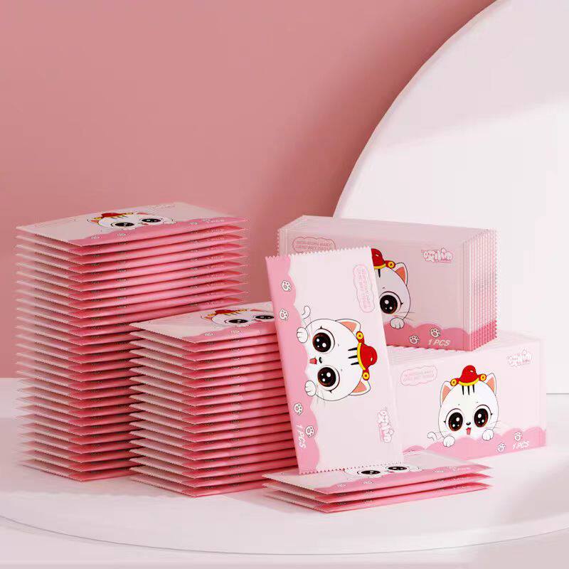 小包湿巾纸擦脸便携独立湿纸巾男女士儿童专用湿巾单独包装1片装