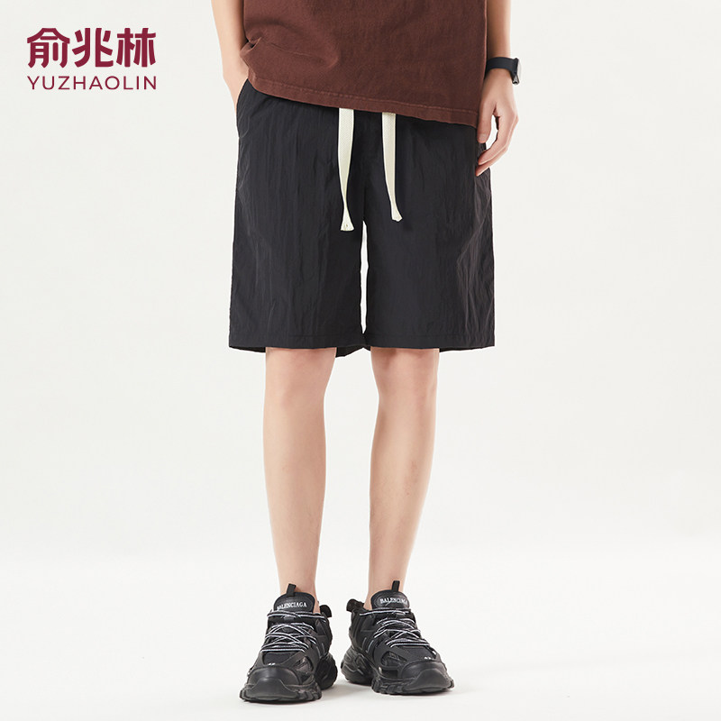 俞兆林新品夏季薄款男士短裤速干透气运动休闲五分裤健身跑步短裤