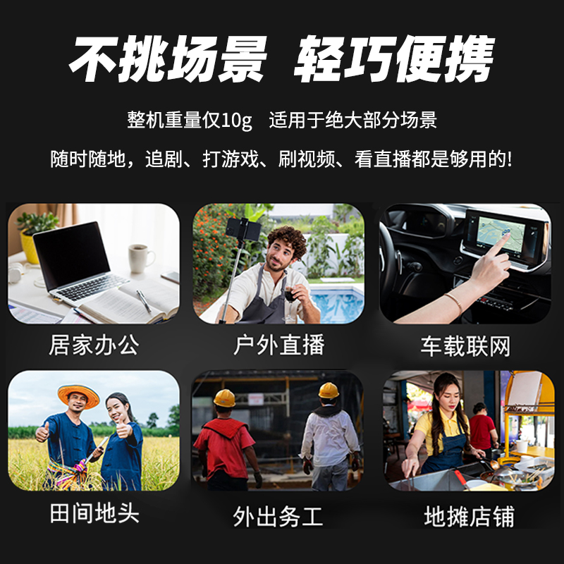 随身wifi移动无线wi-fi无限纯流量上网卡托网络热点4g便携式路由器宽带wilf车载上网宝新款接口驱动 - 图1