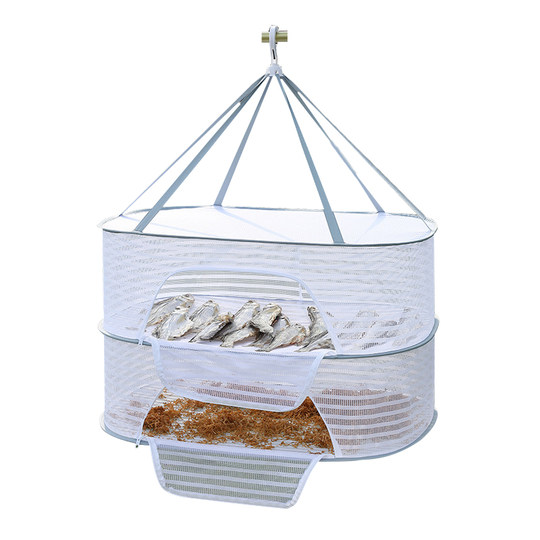 晾晒菜网折叠晒鱼干菜晾衣服袜子的网兜干货神器防蝇收纳神器晒干