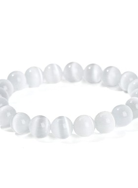 白猫眼石手链高颜值学生党