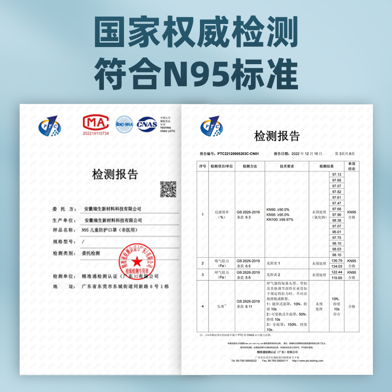 儿童n95口罩男童3-8到12岁3d立体宝宝独立包装粉尘防护一层两层 - 图1