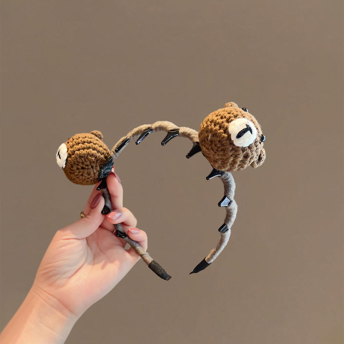 甜美可爱小熊带齿发箍女洗脸防滑头箍2025新款高级感可爱发饰青蛙,淘宝优惠券,粉丝福利购,淘宝优惠卷