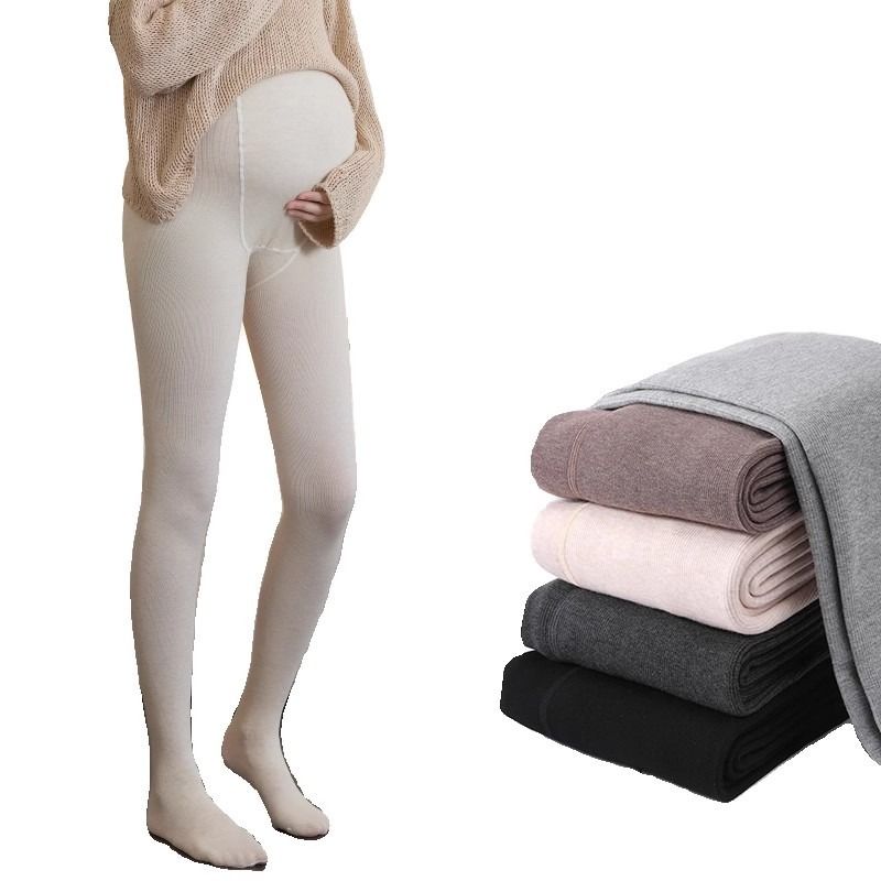 孕妇打底裤袜春秋款外穿棉质竖条显瘦秋冬加绒大码托腹连裤袜,淘宝优惠券,粉丝福利购,淘宝优惠卷