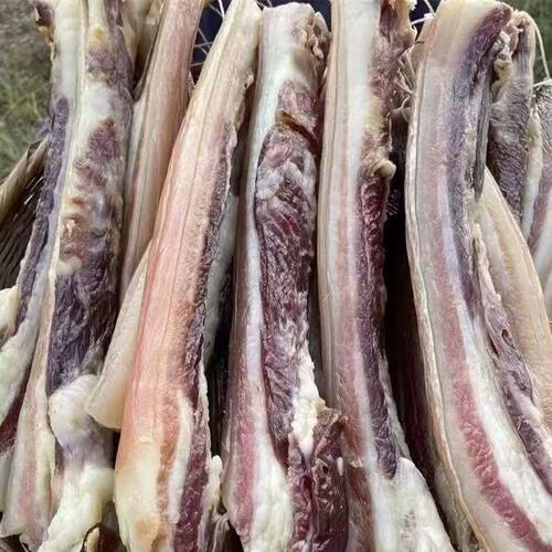 安徽咸肉农家自制徽州刀板香年货特产腊肉五花肉猪肉土猪腌制烟熏 - 图2