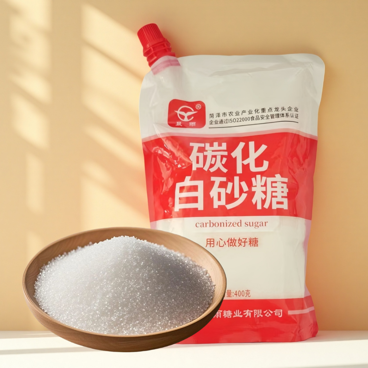 【晨雨】碳化白砂糖晨雨品牌400克/袋烘焙蛋糕甜点面包烘焙多用途