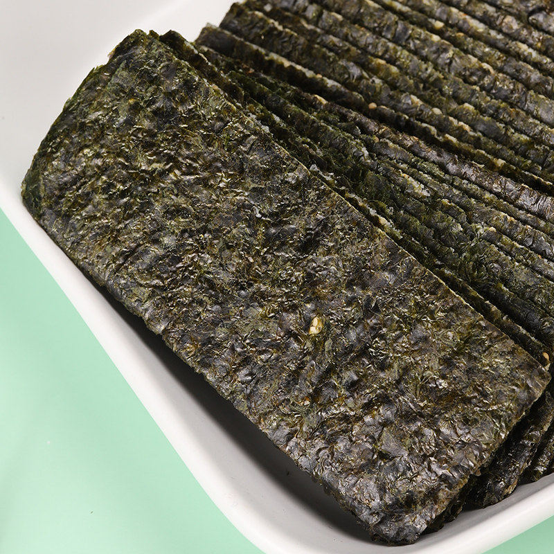 芝麻夹心海苔脆罐装小零食办公室休闲小吃海苔片紫菜海味办公食品
