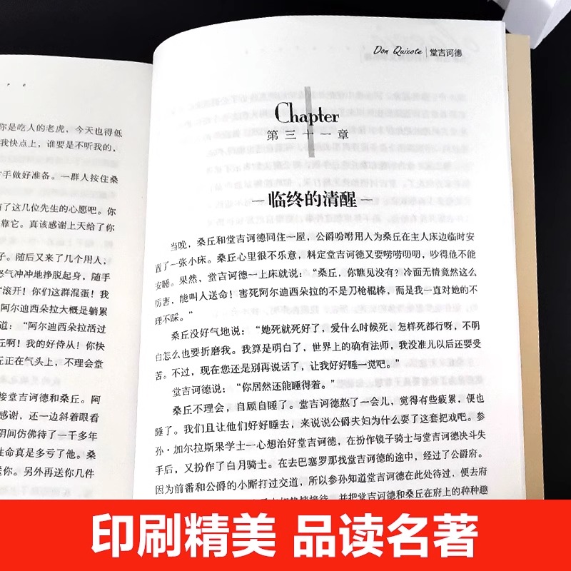 堂吉诃德名家名译正版原汁原味读原著世界经典文学名著中小学生阅读指导书目阅读青少年课外阅读书籍读畅销世界名著 - 图2