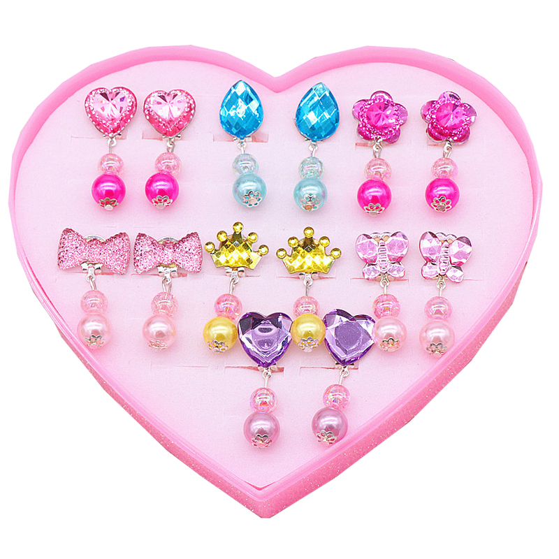 无耳洞宝宝公主可爱假耳环 天天特卖工厂店耳环