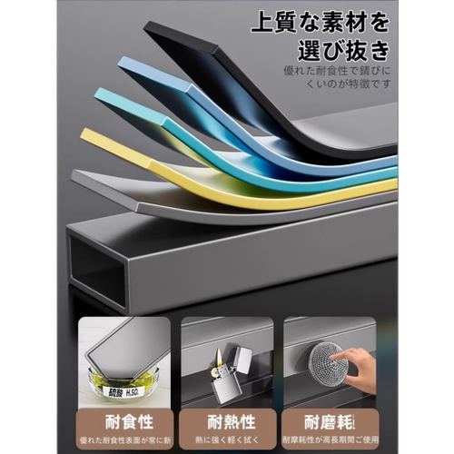 日本新款厨房刀架调料品置物架台面多功能油盐酱醋调味罐子收纳盒 - 图2