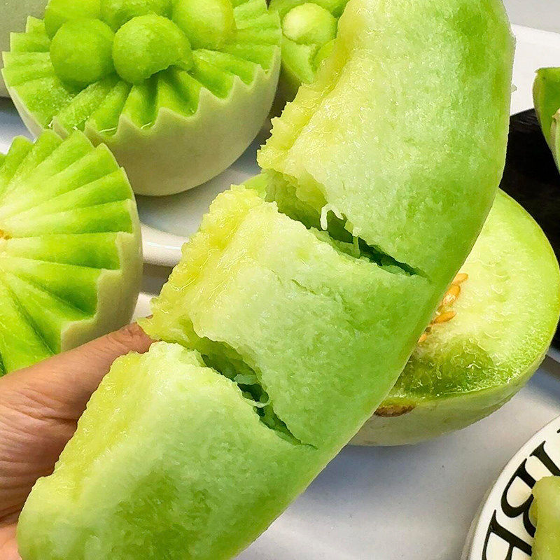 正宗玉菇甜瓜冰淇淋新鲜水果当季新鲜水果整箱甜瓜水果现摘现发
