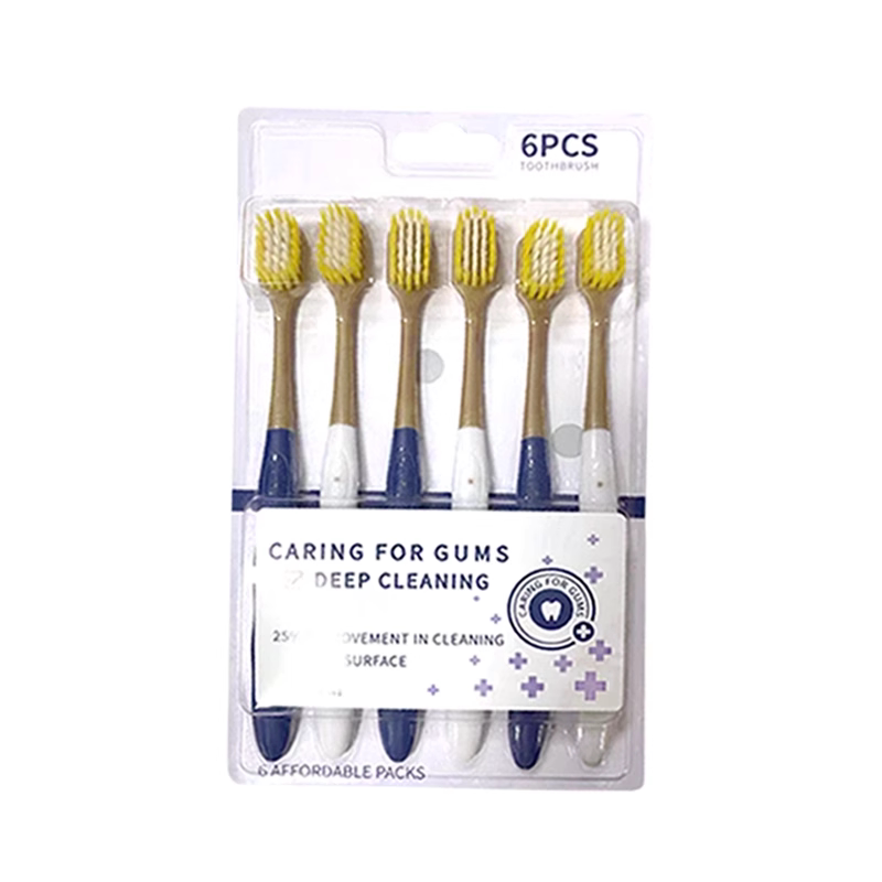 山姆同款软毛牙刷柔宽头细毛家庭装旅行男士女士清洁牙缝量贩装