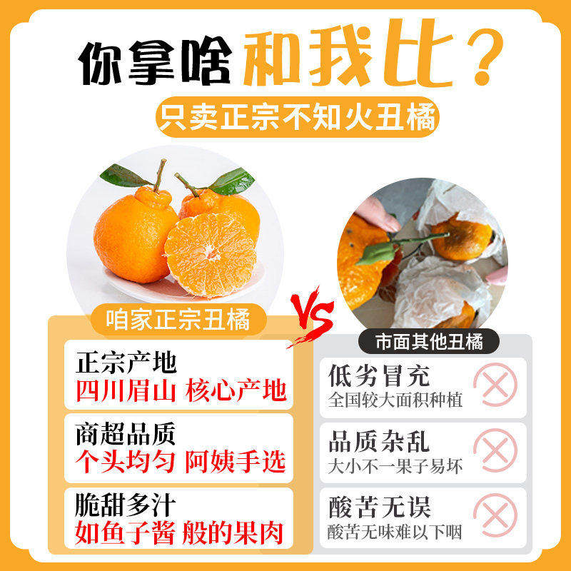 四川丑橘水果新鲜当季桔子耙耙粑粑丑柑橘子