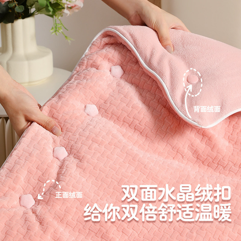 被子固定器安全无针新款床单被套被罩棉被防跑隐形被订被角扣神器 - 图2