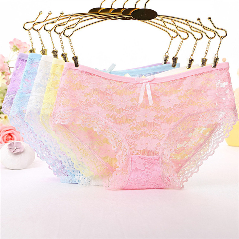 网纱蕾丝少女夏季性感透明无痕短裤 天天特卖工厂店内裤