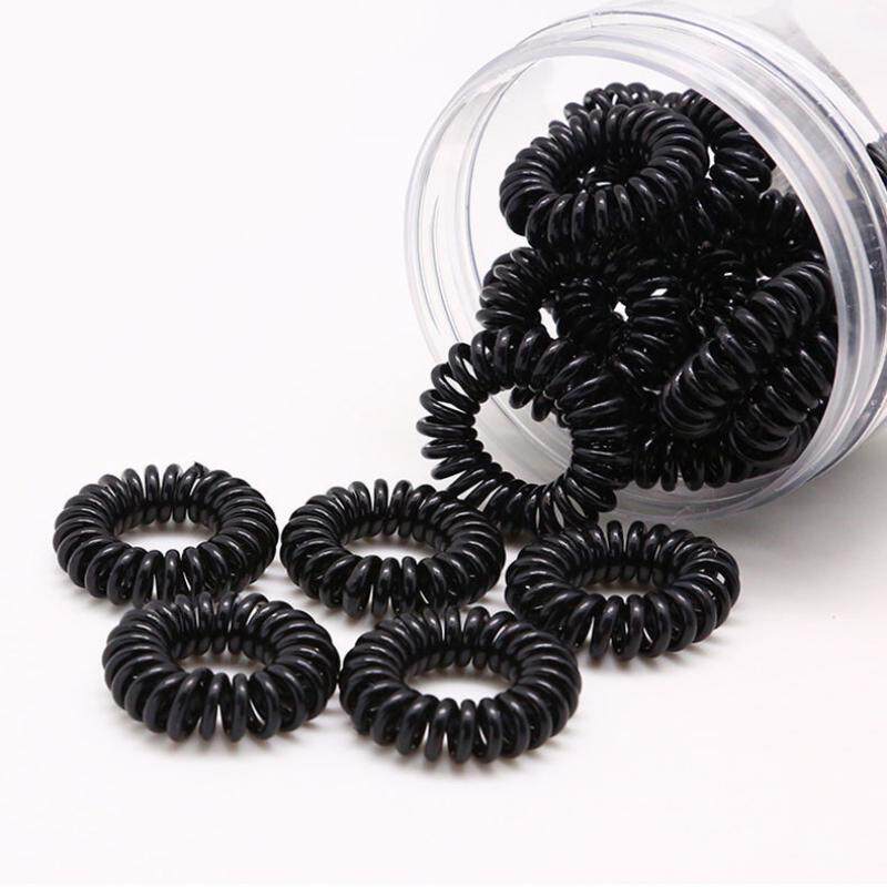 韩版人鱼姬小号电话线弹簧大号发圈女生新款发饰个性发圈彩色皮筋