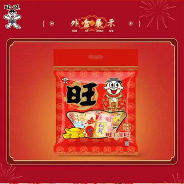 旺旺休闲开心零食大礼包520g[1元优惠券]-寻折猪