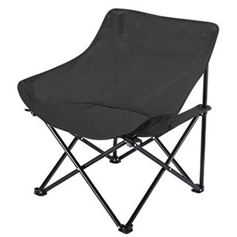 户外折叠椅简易轻便月亮椅野餐露营椅子加厚加粗便携露营用品